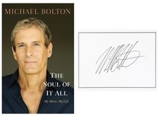 Michael Bolton Signed Autographed The Soul of It All HC Book RD