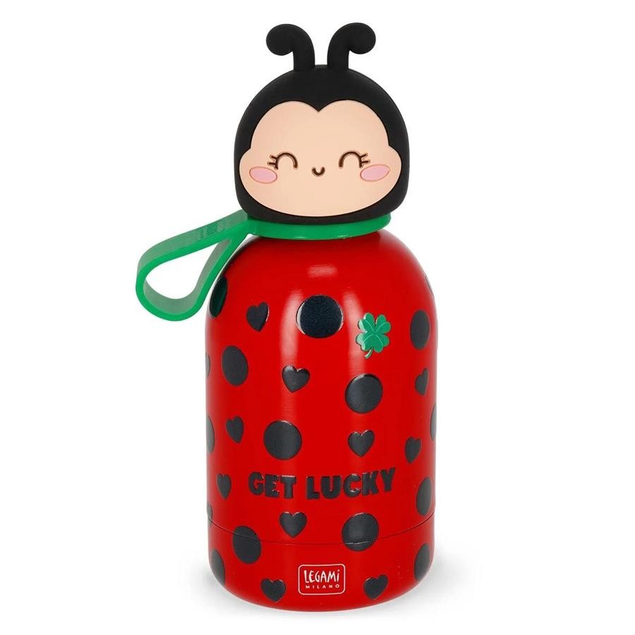 Legami Borraccia Bottiglia Termica per Bambini 310ml Hot&Cold - Ladybug - Immagine 3
