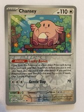 Chansey 113/165 Sv: Scarlatto e Viola 151 Reverse Holo Pokémon TCG MEW Card NM