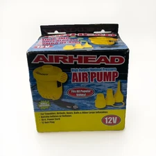 1x Airhead Air Pump 12V Electric Inflate Sporting Goods Niob