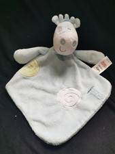 Geoffrey The Giraffe Comforter Soother Blankie George Blue Tesco BNWOT