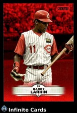 2025 Topps Stadium Club BARRY LARKIN #27 Red Foil HOF [Base] Cincinnati Reds HOF