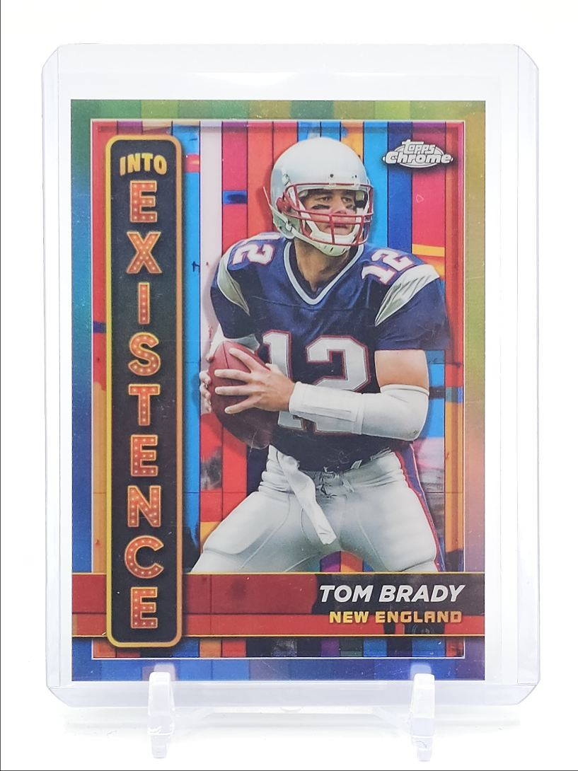 TOM BRADY 2024 TOPPS CHROME INTO EXISTENCE CASE HIT SSP PATRIOTS Q5454