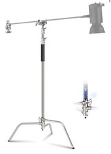 C Stand with Boom Arm Max Height 10.83 ft/330 cm Photography Light Stand Heavy D