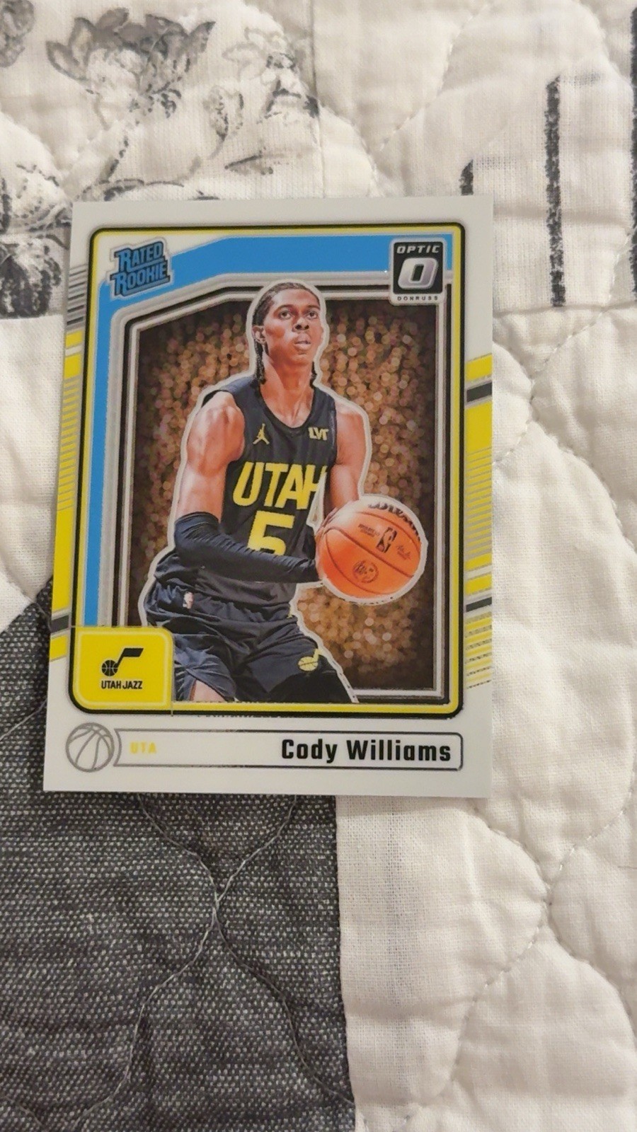 2024-25 Donruss Optic Rated Rookie Cody Williams #298