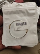 26 Gauge/0.4 mm, 5 FT Half Hard 925 Sterling Silver Jewelry Wire 26 Gauge