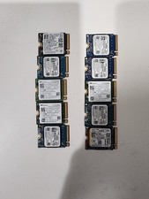 LOT of 10 NVMe 256GB SSD 2230 Size Mixed Brands SAMSUNG HYNIX SANDISK KINGSTON