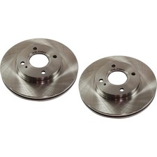 Front Disc Brake Rotors For 2011-2019 Ford Fiesta With Rear Drum Brake