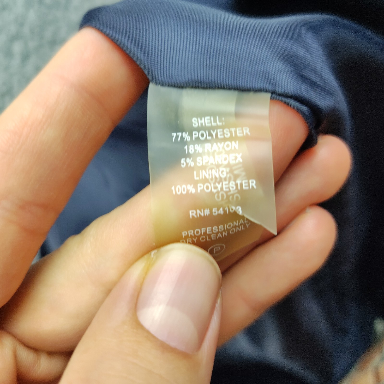 Tommy Hilfiger Skirt Blue Size 2 Women's Lined Career Office Minimalist NWT thumbnail 8