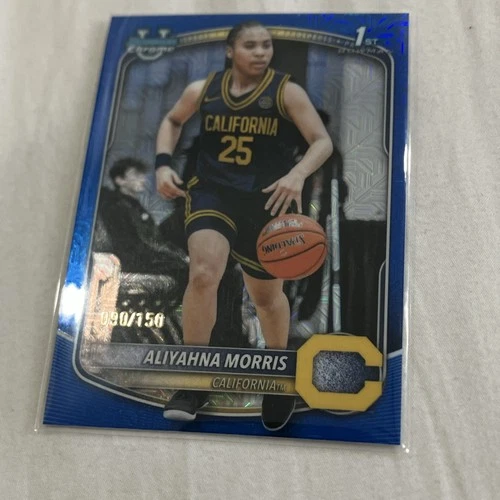 Topps 2025-26 Bowman U Chrome Aliyahna Morris Blue /150 BCP-76 Cal