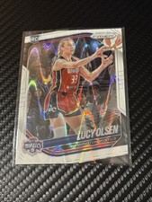 2025 Panini Prizm WNBA Lucy Olsen Washington Mystics RC White Seismic 