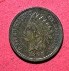 1909 US Indian Head Cent! VG Details! Last Year Issue! Lower Mintage Old US Coin