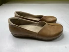 Stegmann Liesl Skimmer Shoes Womens 11 Tan Leather Cork Heel Slip On Comfort