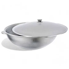 Aluminum Kazan Cooking Pot 15L with Lid 47cm Large Capacity Cast Aluminum