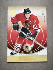 Jersey numbered 13/30 2003-04 Upper Deck Trilogy Limited #17 Alexei Zhamnov