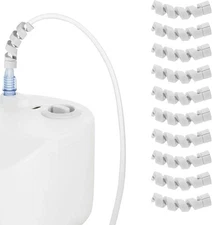 10 Pack Oxygen Tube Support Crimp Straightener for Portable Gray 