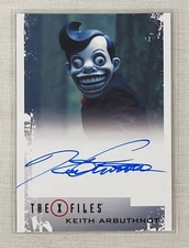 2018 Rittenhouse X Files Season 10 11 Keith Arbuthnot Autograph Mr. Chuckleteeth