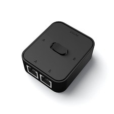 2 Port Gigabit Network Switch 1000Mbps Ethernet Smart Switcher RJ45 Hub Splitter