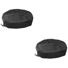 2 Pack Top Protector Rain Bucket Cover Waterproof Mesh for Barrels