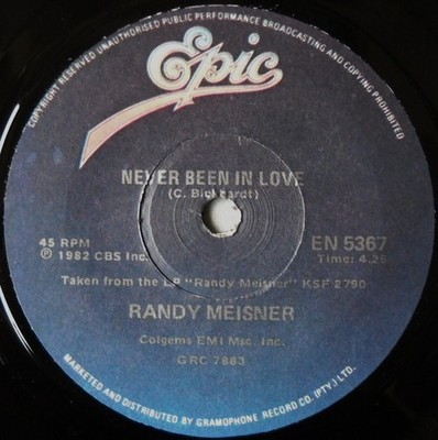 Randy Meisner - Never Been In Love / Nothing Is Said ('Till The Artist Is Dead) 