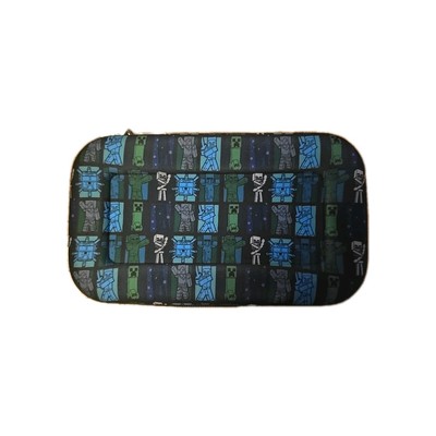 Minecraft Hard Shell Pencil Case - Zipper Closure With Character Designs