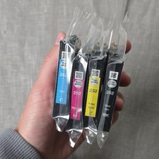 Lot of 4 Genuine Epson 252 DuraBrite Ink Cartridges OEM CMYK