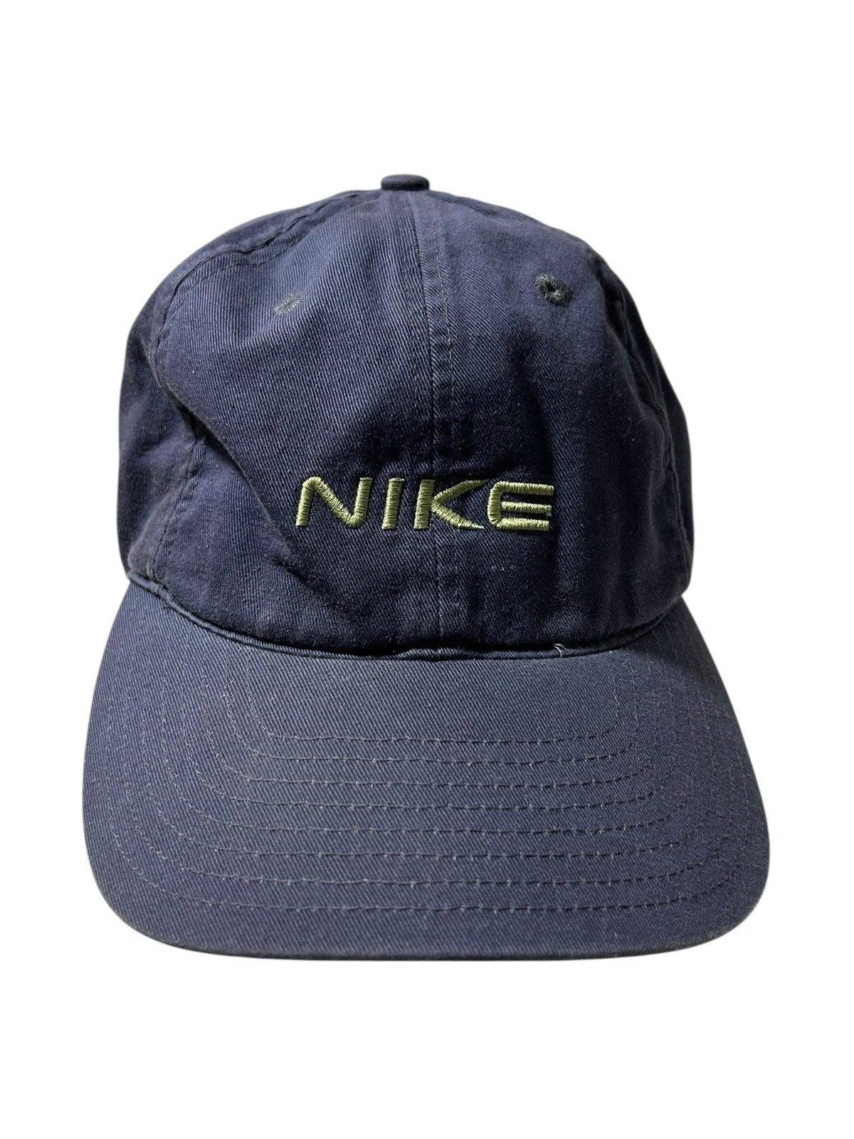 Nike Spellout Strapback Adjustable Hat Cap Cotton Casual Baseball Men Women Blue