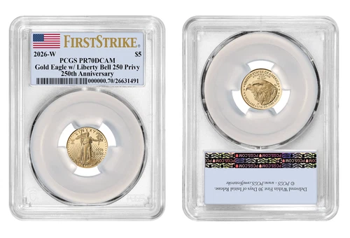 2026 W Gold Eagle One-Tenth Ounce PCGS PR70DCAM First Strike W/OGP #2