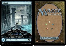 Island (0273) Aetherdrift Foil FULL ART NM MTG