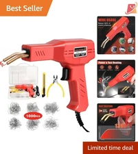Plastic Welder Kit 1000 Staples Hot Stapler for Car Bumper Repair and Plastic...