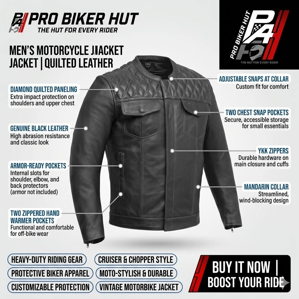 diamond leather jacket products for sale | eBay
