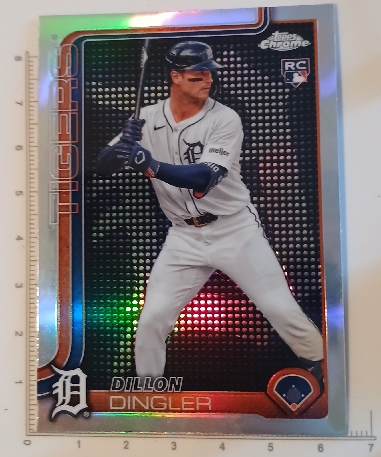 2025 Topps Chrome - Dillon Dingler #274 Lightboard Logo Refractor (RC)