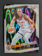 Tina Charles 2025-26 Prizm WNBA White Seismic #3