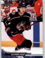 2022-23 Upper Deck Alexandre Texier #56 Columbus Blue Jackets