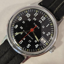 Orologio Militare Vintage "TIMEX" Carica Manuale meccanico antico anno 1980 Mint