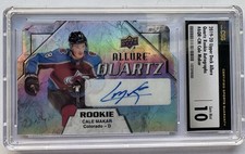2019-20 Upper Deck Allure - Quartz Rookie Autographs Cale Makar #AQR-CM (AU, RC)