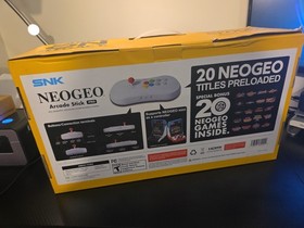 NEO GEO ARCADE STICK PRO NeoGeo 20 Games ASP PC Fight HDMI SNK CIB Excellent!! 