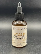 Bask & Lather Scalp Stimulator Hair Growth Oil 2 fl oz / 59mL Mint and Rosemary
