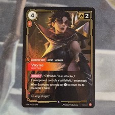 Riftbound Vayne Card Origins OGN 035/298 League Of Legends English 