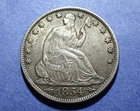 1854-O Arrows Liberty Seated Half Dollar  Ch. XF+