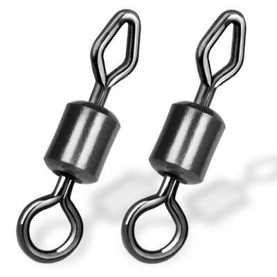 50~100Pcs Fishing Rolling Swivels Diamond Eye Swivels Fishing Line Connector