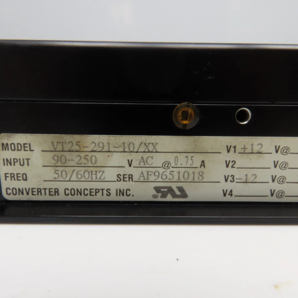 Converter Concept VT25-291-10 90-250VAC Entrada +/-12VDC Salida Fuente de alimentación Foto 2 de 4