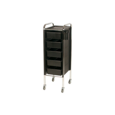 Efalock Piccolo Stapelboy, Arbeitswagen 84/5 schwarz