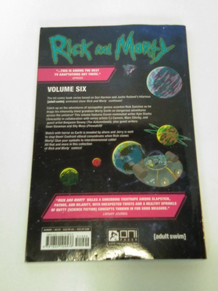 Rick And Morty Trade Paper Back Vol. 6 Oni Exclusive Cover/Autographed Copy? - Image 3 of 4
