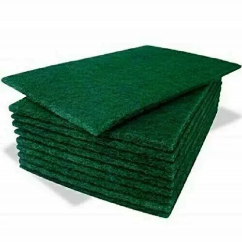 Green Scouring Pads Heavy Duty Cleaning Scrubbing Pads Scourers 22x16cm - Picture 17 of 24