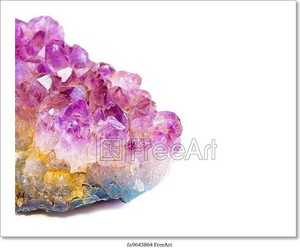 Mineral Amethyst Art Canvas Print Poster Wall Art Home Decor Ebay