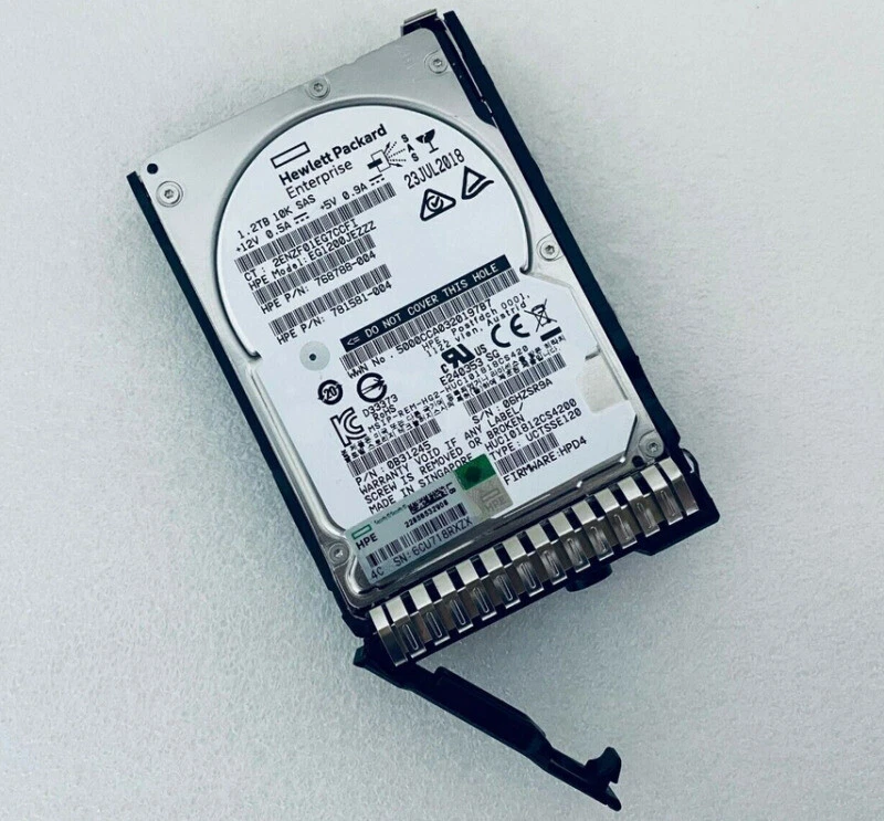 872479-B21 HPE 872737-001 1.2TB 10K 12Gb/s 2.5" SAS SC DS HDD G8 G9 HARD DRIVE - Image 3 of 4