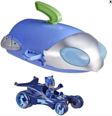Hasbro PJ Masks 2-in-1-HQ-Spielset, Hauptquartier und Raketen-Vorschulspielzeug