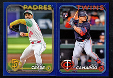 2024 Topps Update Retail Royal Blue Parallels #US1-350 Finish Your Set,You Pick