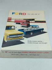1957 Ford Full Line Truck Sales Brochure Literature Rare Dealer Catalog 